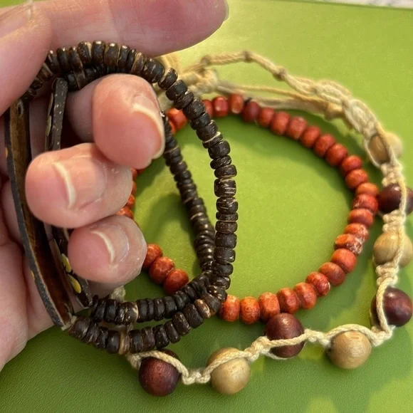 Men’s beaded bracelets stack - Picture 4 of 5